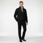 Men's Stand Collar Button Knit Cardigan
