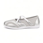 Women's Mesh Strap Mary Jane Flats