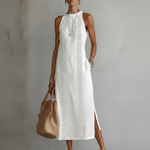 Lauren | Midi Linen Dres