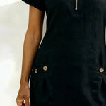 Sofia | Cotton dress with zipper