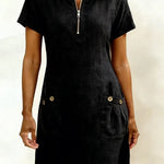 Sofia | Cotton dress with zipper