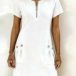 Sofia | Cotton dress with zipper