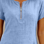 Sofia | Cotton dress with zipper