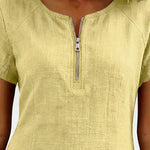 Sofia | Cotton dress with zipper