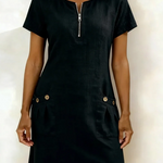 Sofia | Cotton dress with zipper