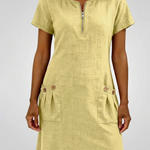 Sofia | Cotton dress with zipper