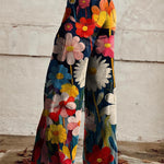Léna - Floral Wide Leg Trousers