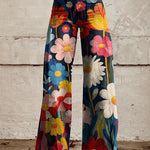 Léna - Floral Wide Leg Trousers