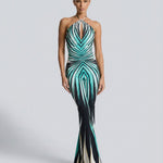 Harper Tindall | Printed Halter Neck Jumpsuit For Women