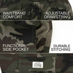 KZZ Men's Camouflage Twill Pocket Shorts