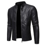 Gabriele | Giacca in Pelle Collo Alto