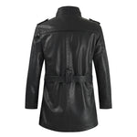 Filippo | Giacca Biker Lunga in Pelle