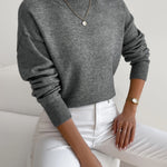 V|C - Soft Mock Neck Knit Sweater Eleanor