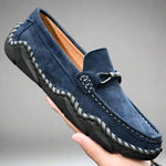 Callum Sinclair | Suede Buckle Loafers For Men
