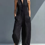 Letizia | Jumpsuit Minimalista Senza Maniche