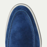 Classico | Mocassino Camoscio — Blu Mirtillo