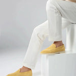 Classico | Mocassino Camoscio — Giallo Limone