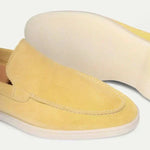 Classico | Mocassino Camoscio — Giallo Limone