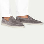 Classico | Mocassino Camoscio — Grigio