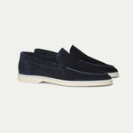 Classico | Mocassino Camoscio — Blu Navy