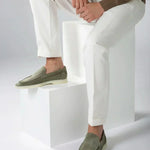 Classico | Mocassino Camoscio — Verde Oliva