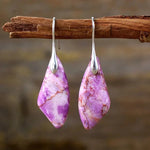 Natural Stone Drop Earrings