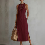 Lauren | Midi Linen Dres