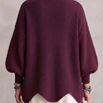 Hydrangea | Oversized Cardigan with Gold Buttons