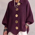 Women's Chunky Button Knit Cardigan