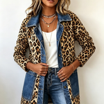 Lorena | Veste Longue en Léopard avec Jean