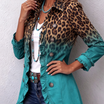 Beatriz | Leopard Print Blazer with Ruffles