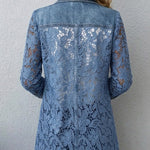 Alicia | Veste avec Dentelle Florale