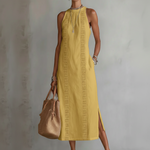 Lauren | Midi Linen Dres