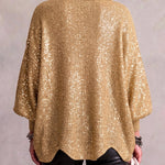 Ortensia | Cardigan Oversize con Bottoni Dorati