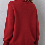 Marvelle™ | Chic Polo Hooded Knit Sweater