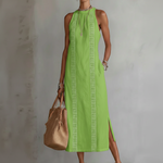 Lauren | Midi Linen Dres