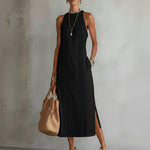 Lauren | Midi Linen Dres