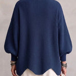 Hydrangea | Oversized Cardigan with Gold Buttons