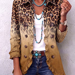 Beatriz | Leopard Print Blazer with Ruffles