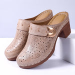 Daisy Leather Mules