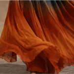 Paula | Halter/V-Neck Gradient Maxi Dress