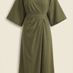 Ana Maxi Dress with Waist Belt