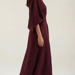 Ana Maxi Dress with Waist Belt
