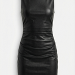 Bernice Faux Leather Mini Dress