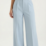 Bertha Wide-Legged Fabric Trousers