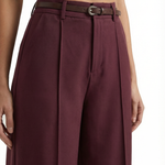 Bertha Wide-Legged Fabric Trousers