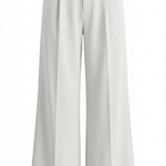 Bertha Wide-Legged Fabric Trousers