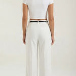 Bertha Wide-Legged Fabric Trousers