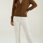 Bonnie V-neck knit cardigan