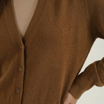 Bonnie V-neck knit cardigan